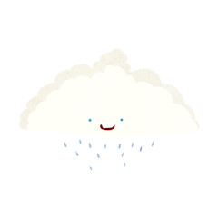 cartoon rain cloud