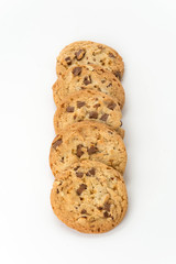 milk chocolate toffee almond cookies