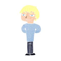 cartoon antisocial boy