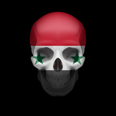 Syrian flag skull