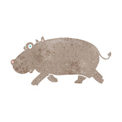 cartoon hippopotamus