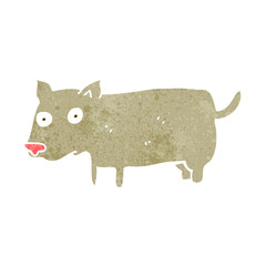 cartoon little dog