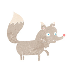 cartoon wolf cub