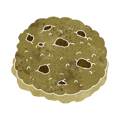 chocolate chip cookie cartoon