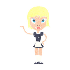 cartoon maid