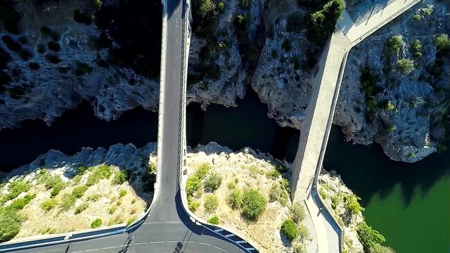 Drone, Pont du Diable, H&eacute;rault, France - 2