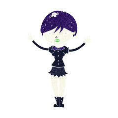 cartoon vampire girl