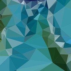 Bright Turquoise Blue Abstract Low Polygon Background
