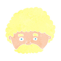 cartoon man with mustache