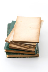old book on white background