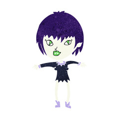 cartoon vampire girl