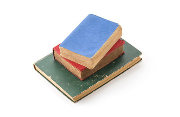 old book on white background