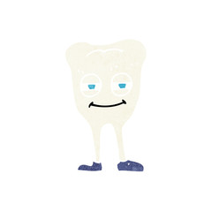 cartoon smiling tooth