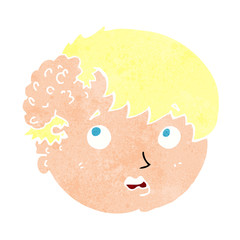cartoon boy with ugly growth on head