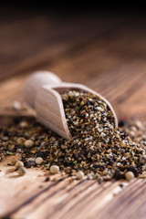 Portion of milled Peppercorns