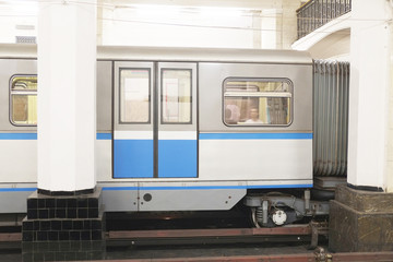 Fototapeta na wymiar Interior of a metro station