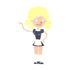 cartoon maid