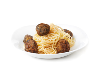Pasta with meatballs
