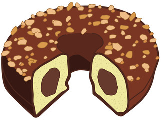donut choco