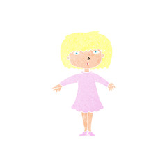 cartoon surprised woman
