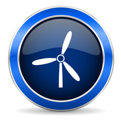 windmill icon renewable energy sign
