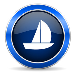 yacht icon sail sign