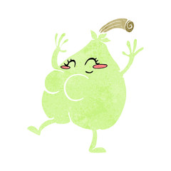 a nice pear cartoon