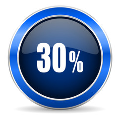 30 percent icon sale sign