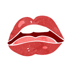 Obraz premium open mouth cartoon symbol