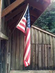 Patriotism at the old mill