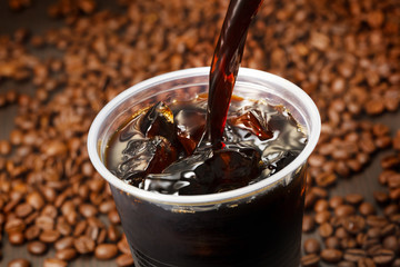 アイスコーヒー イメージ　Ice coffee