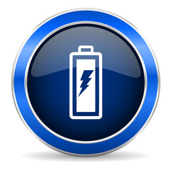 Fototapeta premium battery icon power sign