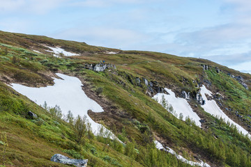 Fototapeta na wymiar Mount Storsteinen in Norway.