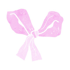 cartoon pink bow