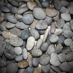 Sea stones background.