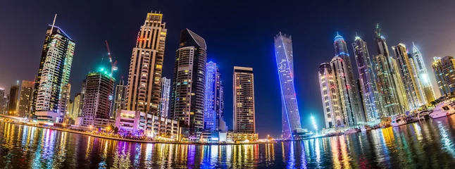 Deurstickers Dubai Marina cityscape, UAE © Sergii Figurnyi