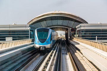 Dubai metro railway