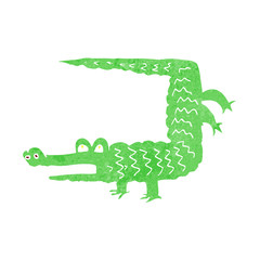 cartoon crocodile