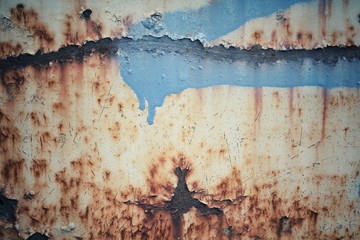 Steel rust background