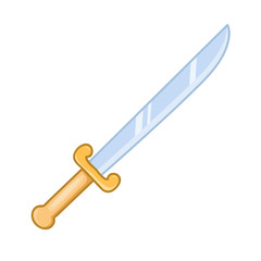 sword isolated illustration