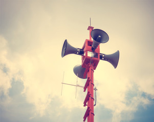 vintage horn speaker for public relations