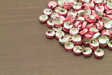 Bottle cap vaccine  aluminum , Aluminum plastic use for prostheses