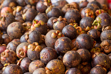  mangosteen in market thailand