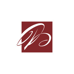 Abstract Letter B icon