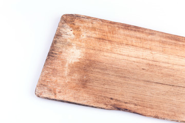 old wood board weathered isolated on white background