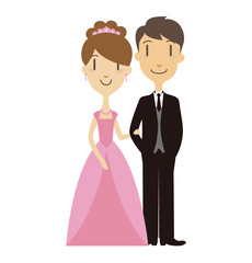結婚式のカップル