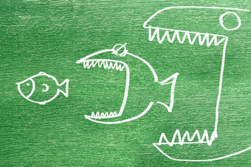 big fish eat little fish
