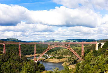 Garabit Viaduct, Cantal Department, Auvergne, France