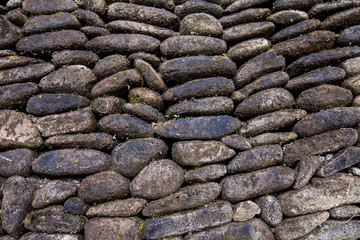 texture of the nature stone wall.