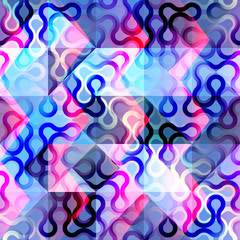 Blue abstract pattern